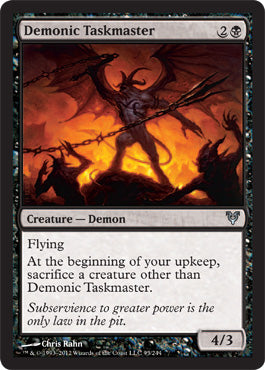 Demonic Taskmaster (Avacyn Restored) Near Mint Foil