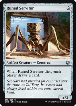 Runed Servitor (Conspiracy: Take the Crown) Near Mint Foil