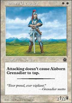 Alaborn Grenadier (Portal Second Age) Near Mint