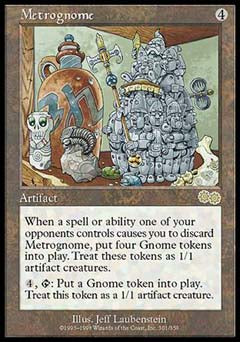 Metrognome (Urza's Saga) Light Play