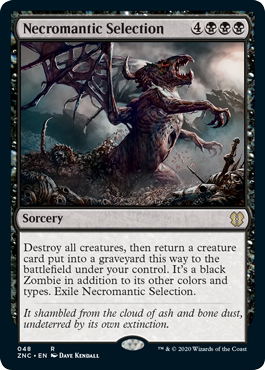 Necromantic Selection (Commander 2020 Zendikar Rising) Near Mint