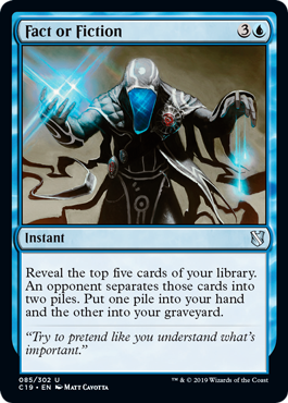 Fact or Fiction (Commander 2019) Near Mint