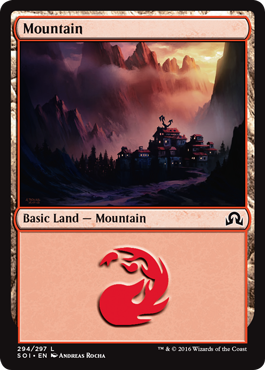 Mountain (294) (Shadows Over Innistrad) Near Mint