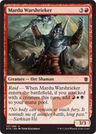 Mardu Warshrieker (Khans of Tarkir) Near Mint