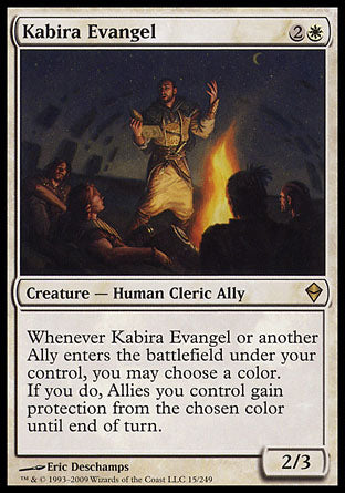 Kabira Evangel (Zendikar) Near Mint Foil