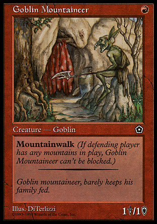 Goblin Mountaineer (Portal Second Age) Good
