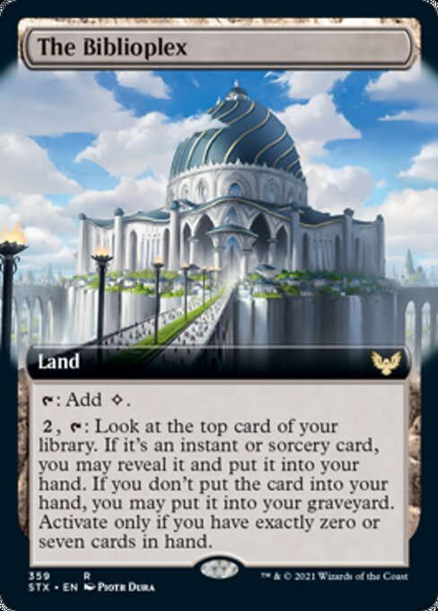 The Biblioplex (Extended Art) (Strixhaven) Near Mint