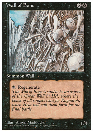 Wall of Bone (4th Edition) Good