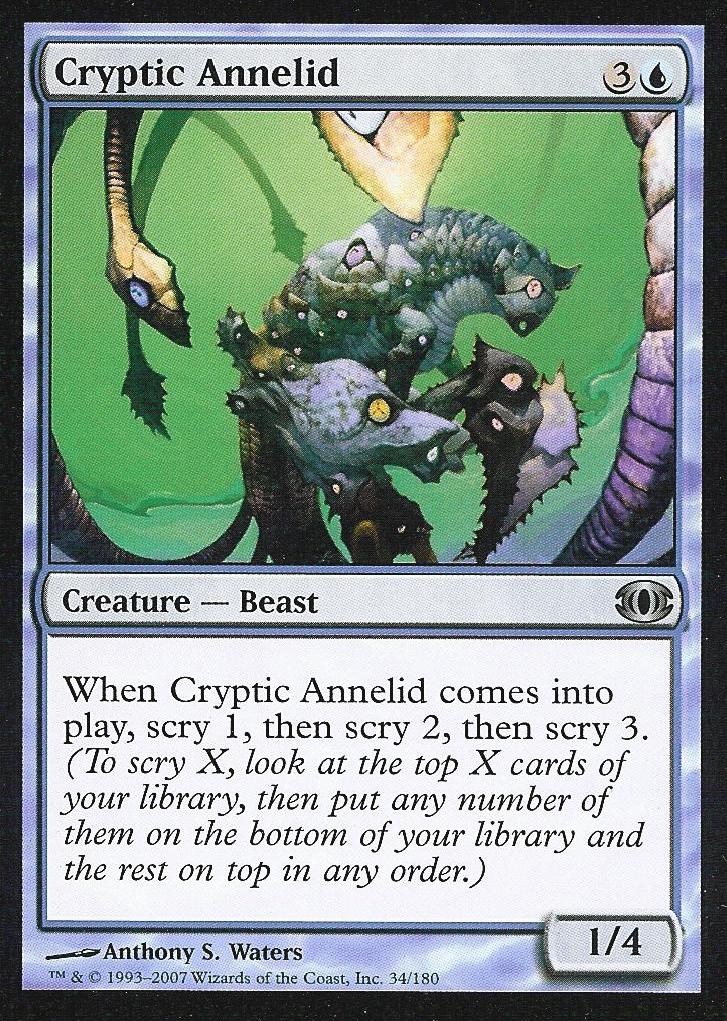 Cryptic Annelid (Futuresight) Near Mint Foil