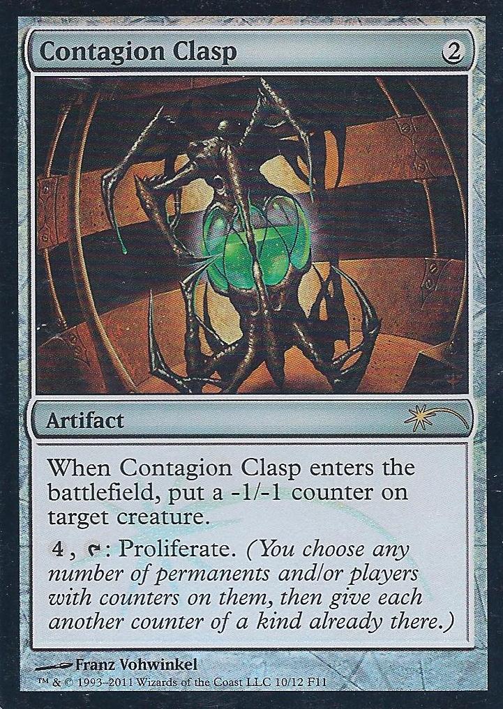 Contagion Clasp (FNM) (Promotional Cards) Near Mint Foil