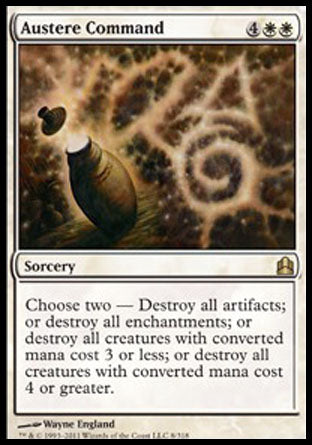 Austere Command (Commander) Near Mint