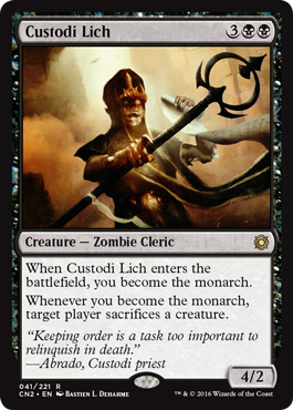 Custodi Lich (Conspiracy: Take the Crown) Near Mint
