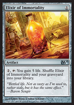 Elixir of Immortality (Magic 2011 Core Set) Near Mint Foil