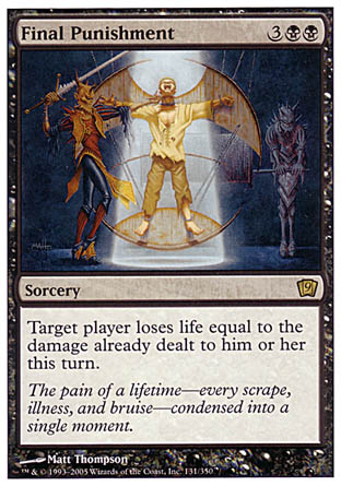 Final Punishment (9th Edition) Light Play