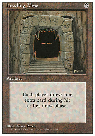 Howling Mine (4th Edition) Light Play