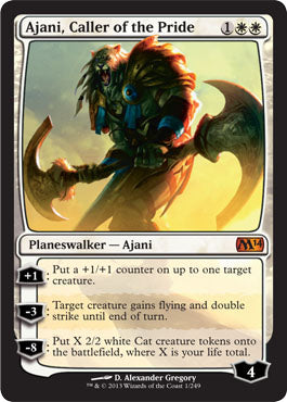 Ajani, Caller of the Pride (Magic 2014 Core Set) Near Mint Foil