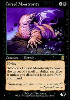 Cursed Monstrosity (Odyssey) Light Play