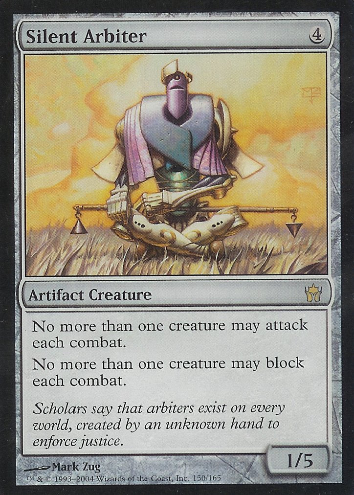 Silent Arbiter (Fifth Dawn) Light Play Foil