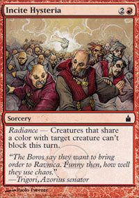 Incite Hysteria (Ravnica) Near Mint