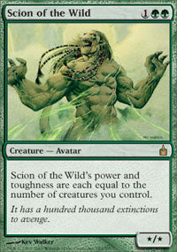 Scion of the Wild (Ravnica) Light Play Foil