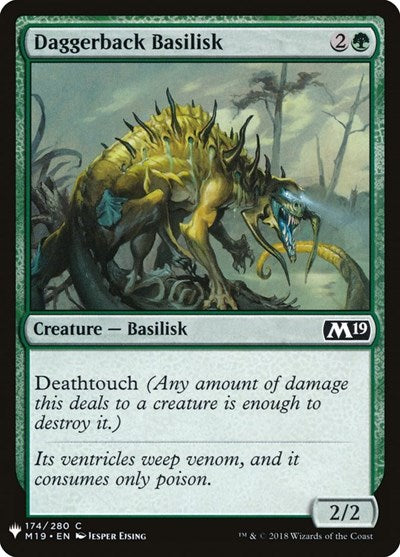 Daggerback Basilisk (Mystery Booster) Near Mint