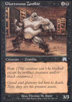 Gluttonous Zombie (Onslaught) Near Mint Foil