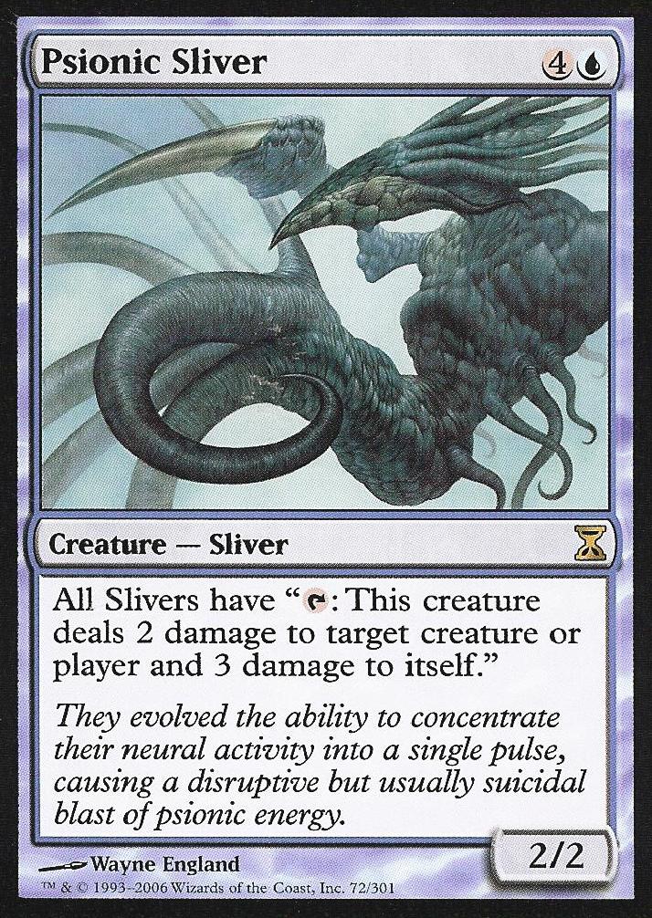 Psionic Sliver (Time Spiral) Near Mint Japanese