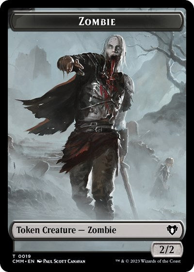 Zombie Token (0019) (Commander Masters) Near Mint