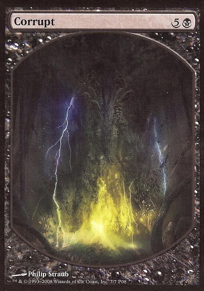 Corrupt (Textless) (Promotional Cards) Light Play