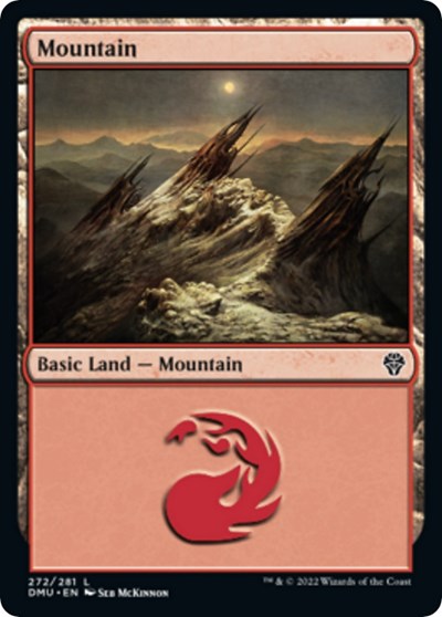 Mountain (272) (Dominaria United) Near Mint Foil