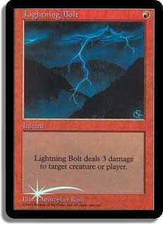 Lightning Bolt (Beta Art Promo) (Promotional Cards) Near Mint Foil