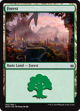 Forest (263) (War of the Spark) Near Mint