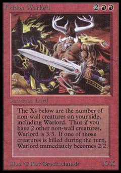 Keldon Warlord (Beta) Near Mint