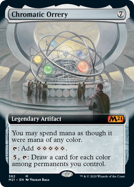 Chromatic Orrery (Extended Art) (Magic 2021 Core Set) Near Mint