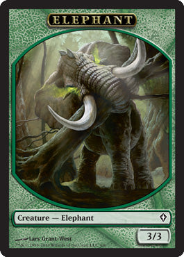 Elephant (Token) (Worldwake) Light Play