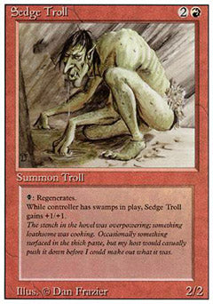 Sedge Troll (Revised) Light Play