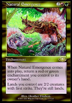 Natural Emergence (Planeshift) Near Mint Japanese