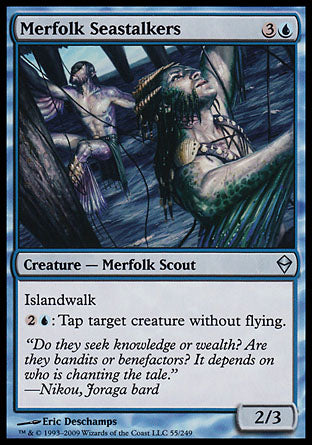 Merfolk Seastalkers (Zendikar) Near Mint