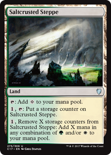 Saltcrusted Steppe (Commander 2017) Near Mint