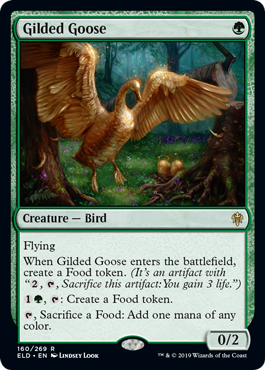 Gilded Goose (Throne of Eldraine) Near Mint Foil