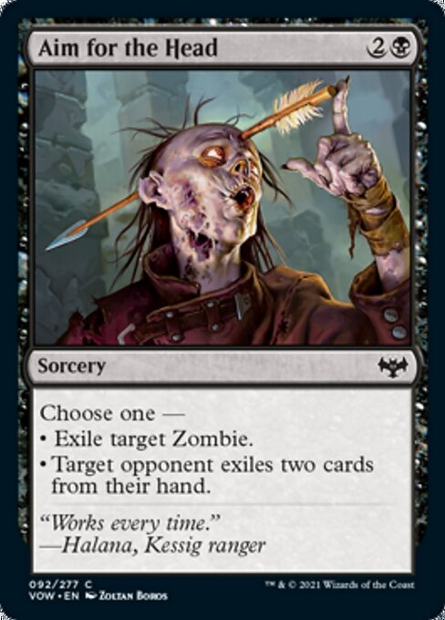 Aim for the Head (Innistrad: Crimson Vow) Near Mint