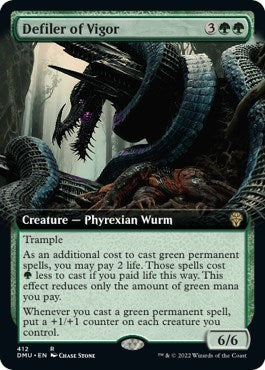Defiler of Vigor (Extended Art) (Dominaria United) Near Mint