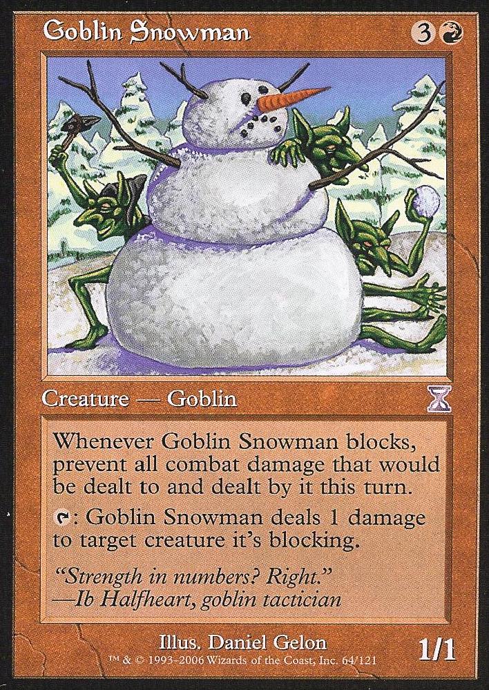 Goblin Snowman (Time Spiral Time Shifted) Light Play