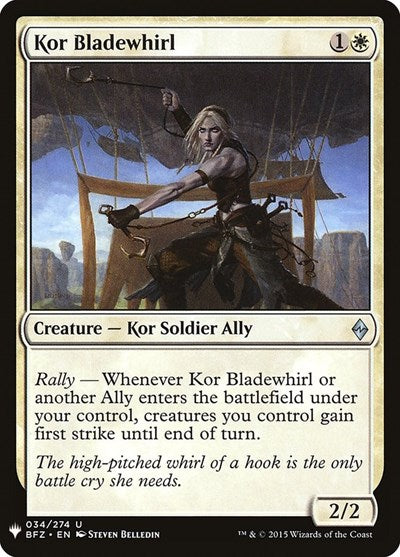 Kor Bladewhirl (Mystery Booster) Near Mint