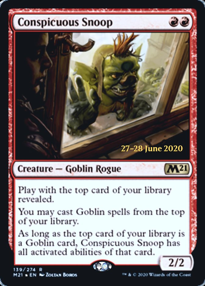 Conspicuous Snoop Prerelease (Promotional Cards) Near Mint