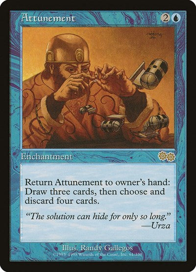 Attunement (Urza's Saga) Light Play