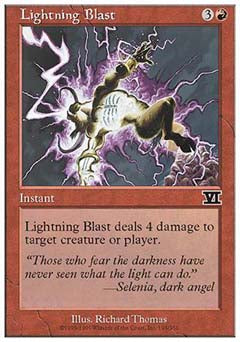 Lightning Blast (Classic 6th Edition) Light Play