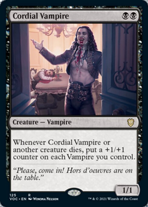 Cordial Vampire (Commander 2021 Crimson Vow) Near Mint