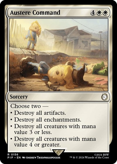 Austere Command (Universes Beyond: Fallout) Near Mint