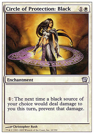 Circle of Protection: Black (9th Edition) Light Play